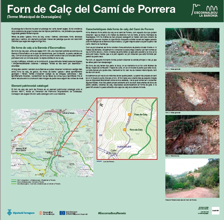 Forn de Calç del Camí de Porrera