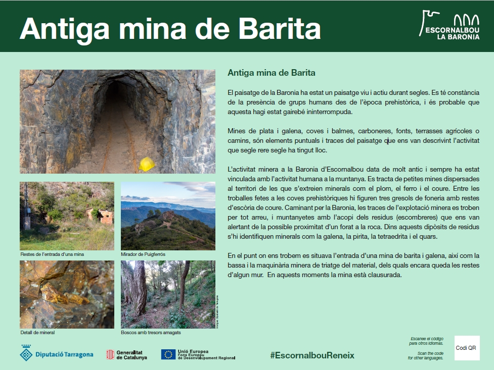 Antiga mina de Barita