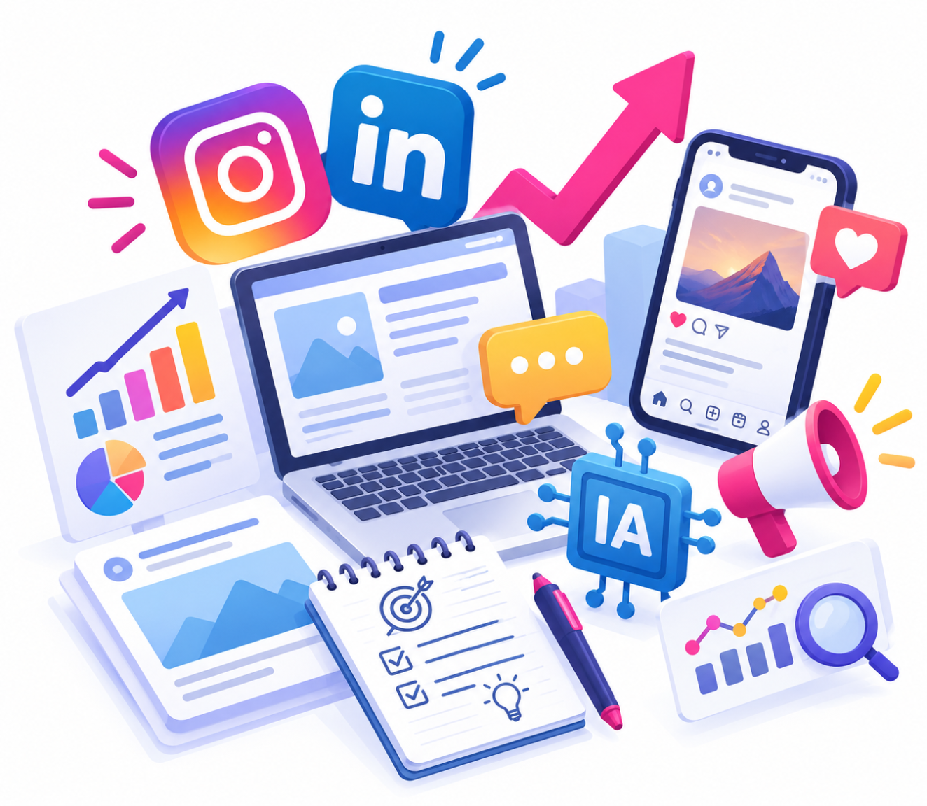 Càpsula Instagram i LinkedIn