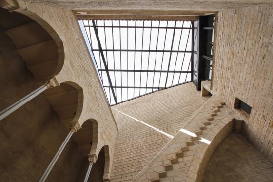 Detall del sostre del pati