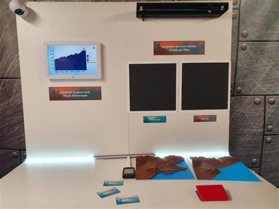 Interior de l'escape room