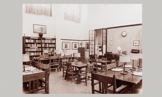 La Biblioteca Popular el 1929 (Foto Vallvé)