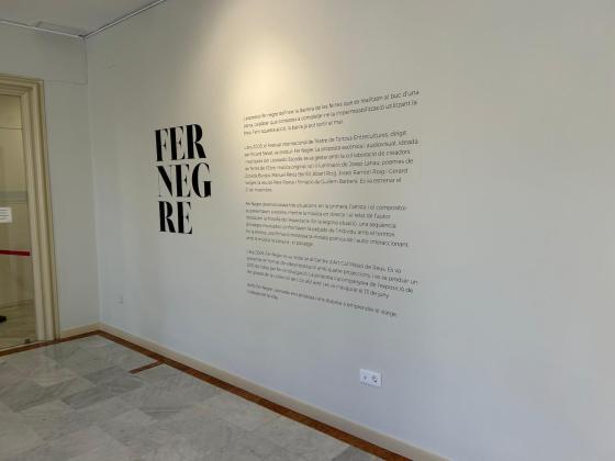 Fer Negre, al Palau Bofarull