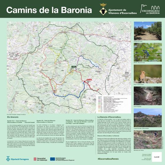 Camins de la baronia, Vilanova d'Escornalbou