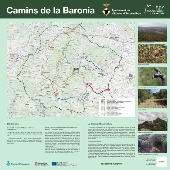 Camins de la baronia, Vilanova d'Escornalbou
