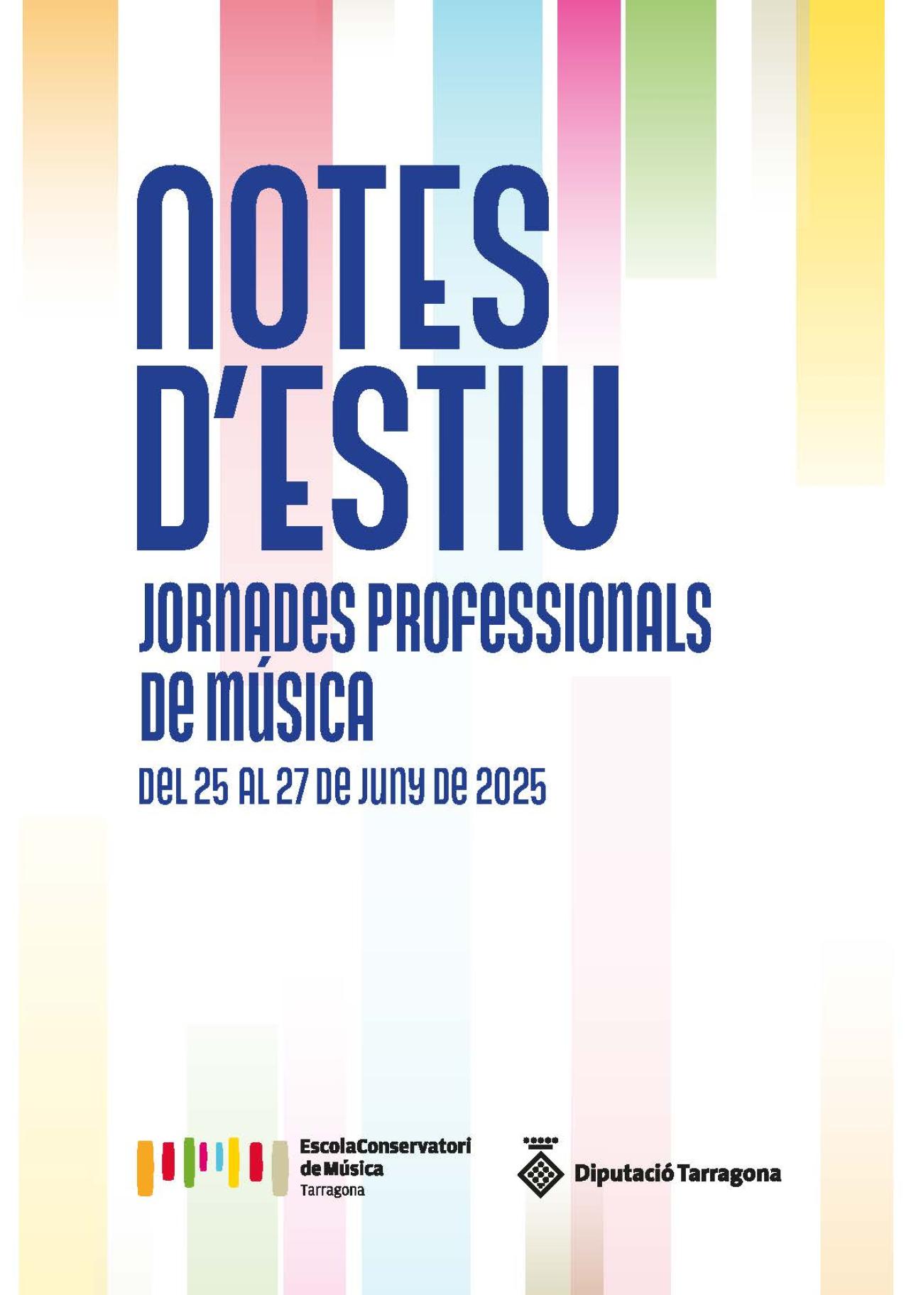 Portada programa Jornades professionals