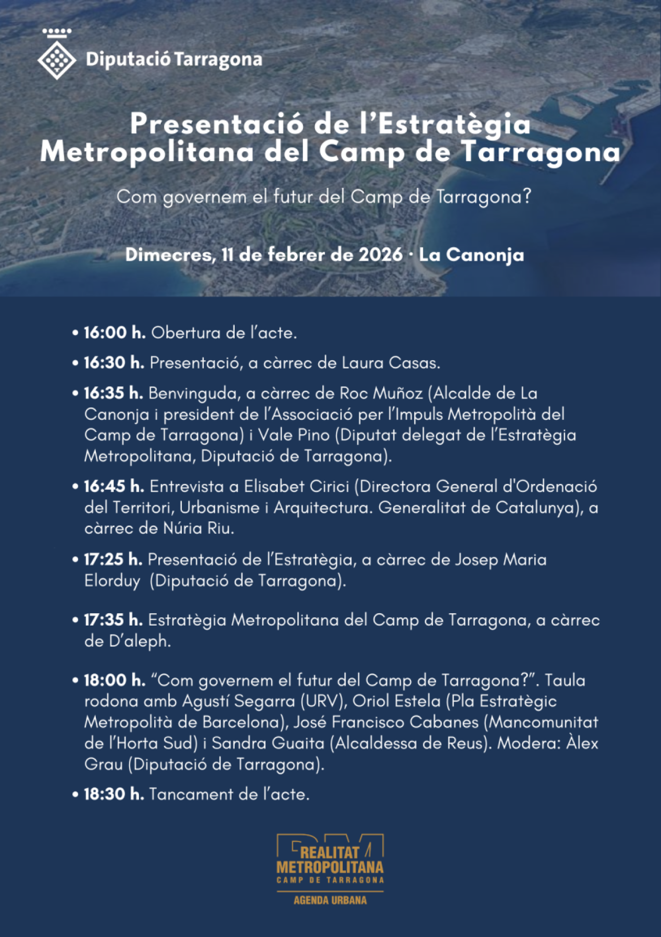 Agenda de la sessió