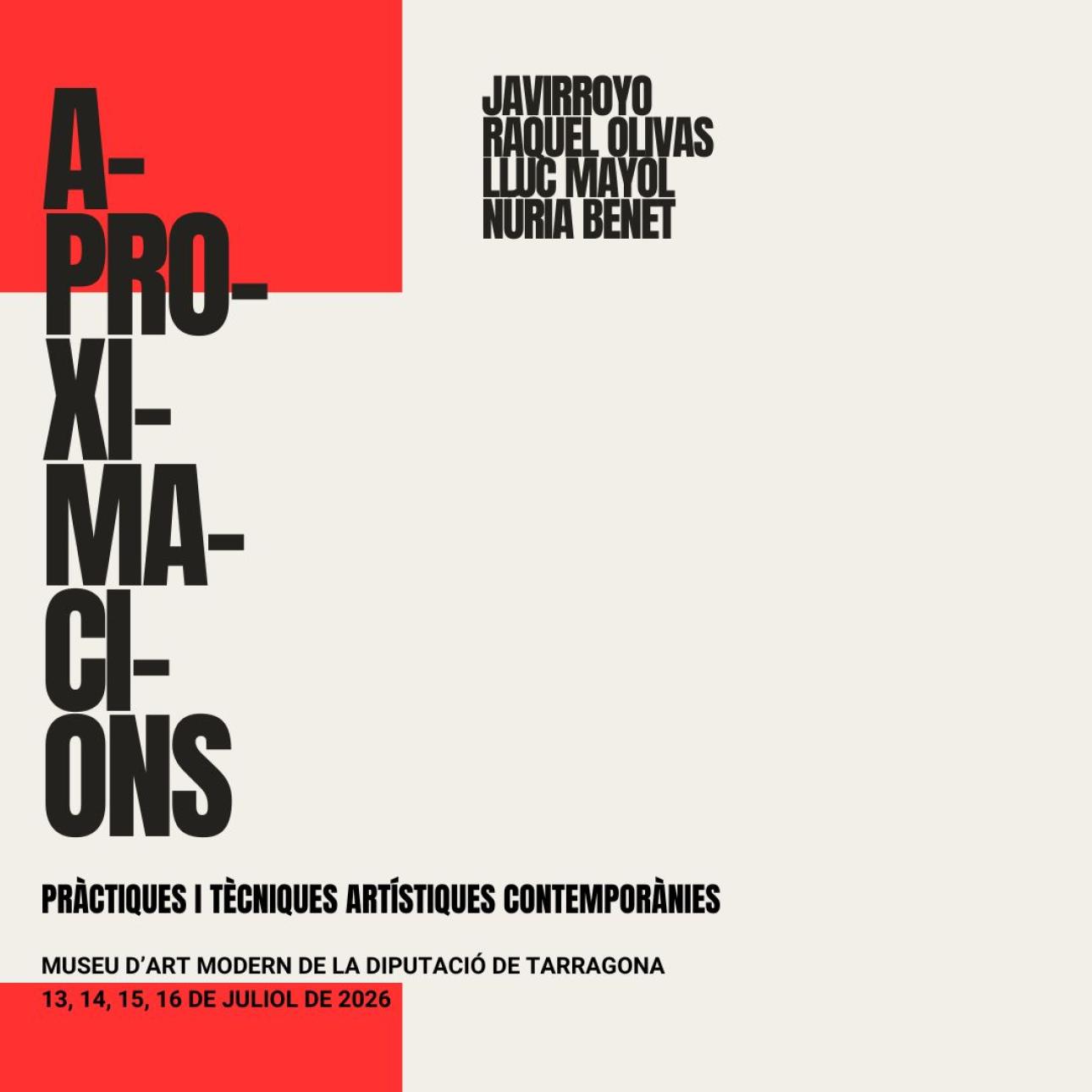 Cartell aproximacions