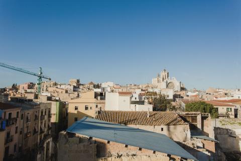 Vistes des del terrat de la Casa Montoliu