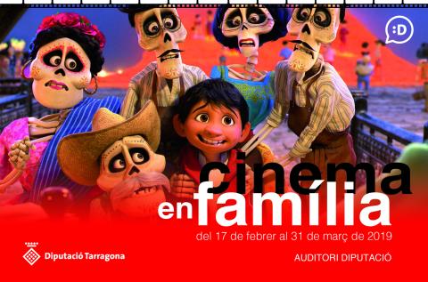El Cinema en família torna a l'Auditori de la Diputació  de Tarragona aquest mes de febrer