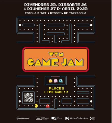 El cartell de la 5a edició de la Game Jam WTM és obra de l’alumna de Gràfica Publicitària Maira A. Duque