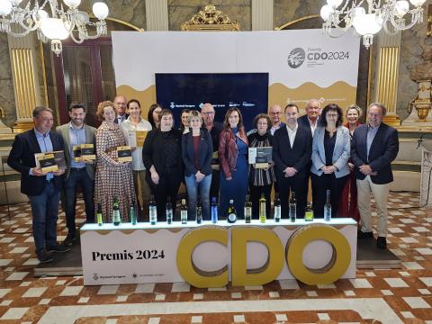 Foto de família dels guardonats