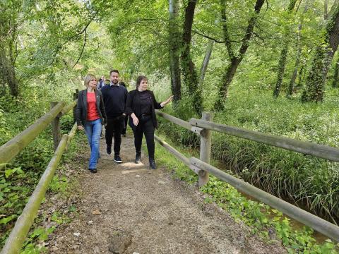 Acte de presentació del projecte, a l'Albereda de Santes Creus