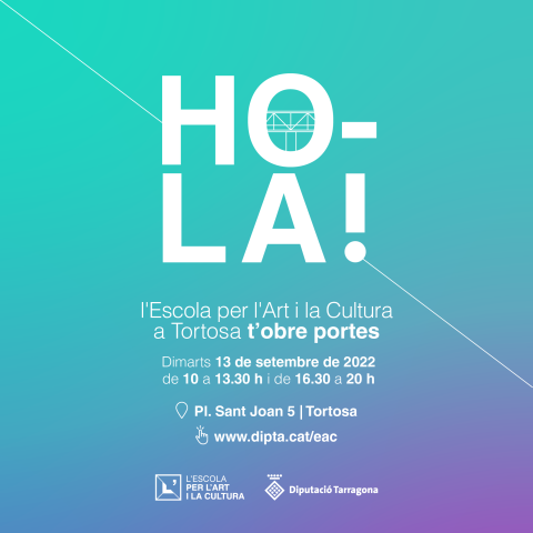 Jornada de portes obertes a l’Escola per l’Art i la Cultura a Tortosa 