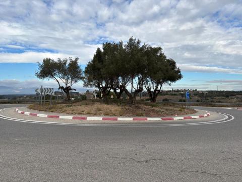 Una de les rotondes del Camp de Tarragona on s'actuarà, a la carretera TP-2031 de Tarragona a la C-31