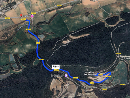 Tall previst a la carretera TV-2012