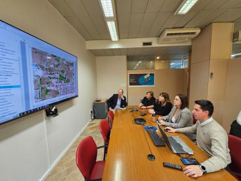 Presentació del projecte de millora de la TV-3313 a l'alcaldessa d'Ulldecona