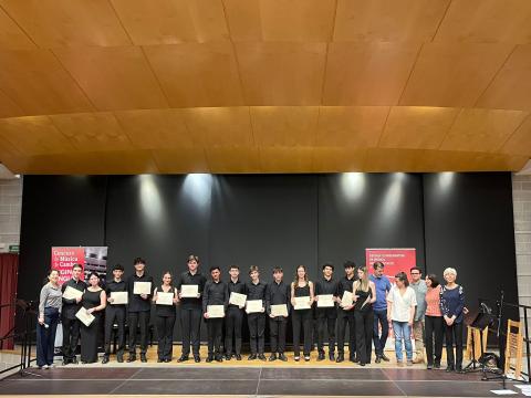 Lliurament dels premis del Concurs de Música de Cambra Higini Anglès