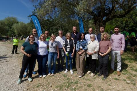 Fotografia de grup a la Torre de la Carrova