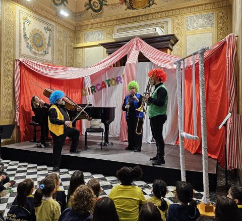 L'espectacle 'El Somni de Petra', en un dels passis que s'ha ofert aquest curs al Conservatori de Música de la Diputació a Tarragona