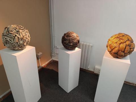 Algunes de les peces que formen part d'aquesta exposició