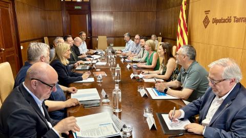 El Grup Impulsor de l'Àrea Metropolitana en l'anterior reunió
