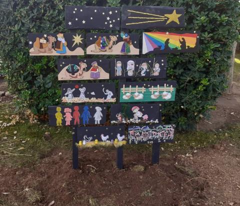 El pessebre elaborat enguany pel CEE Sant Rafael, guardonat per l'Associació Pessebrista de Tarragona