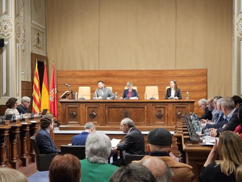 Fotografia de la sessió plenària del mes de març