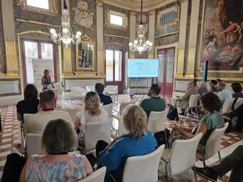 Intervenció de la presidenta de la Diputació de Tarragona, Noemí Llauradó, durant la jornada de cloenda