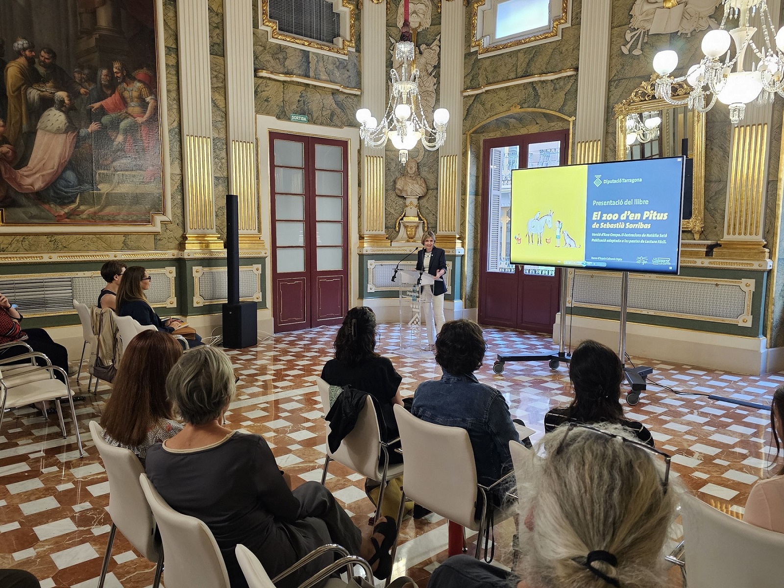 Durant la presentació, Noemí Llauradó s’ha referit a El zoo d’en Pitus com “un clàssic de la literatura infantil i juvenil en català”