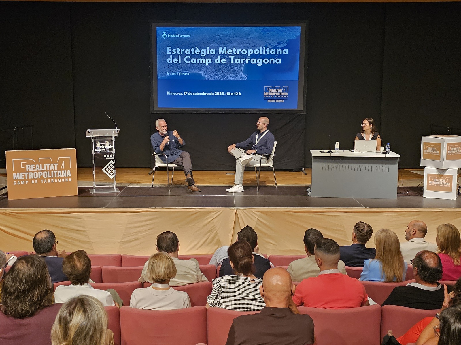 Moment de la trobada.