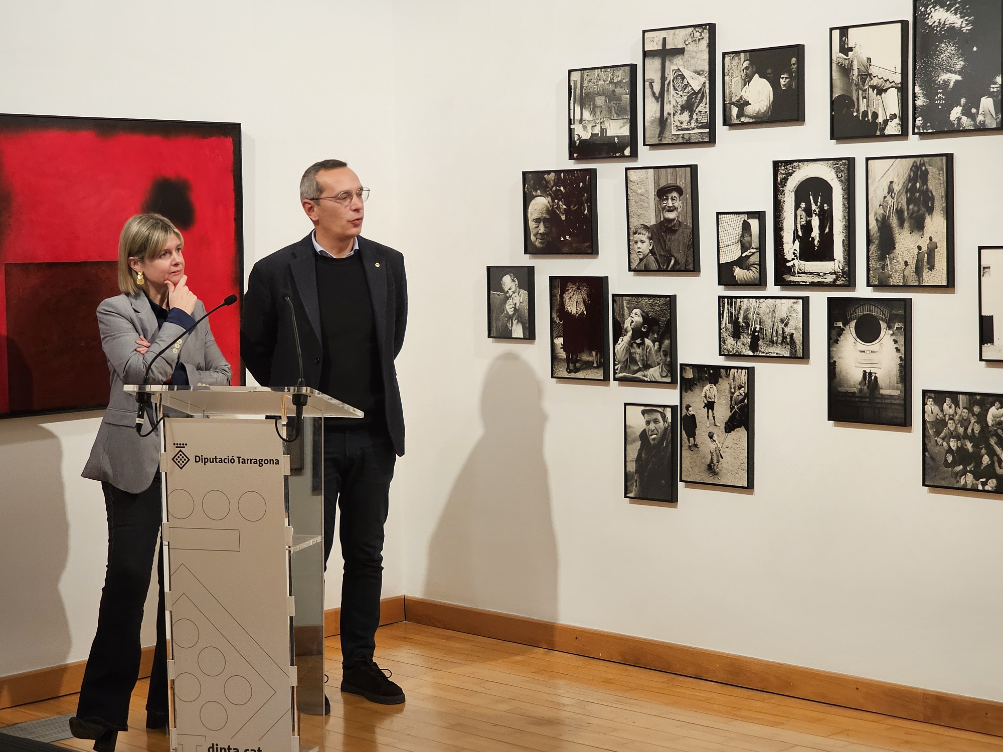 Moment de la presentació aquest dimarts al MAMT