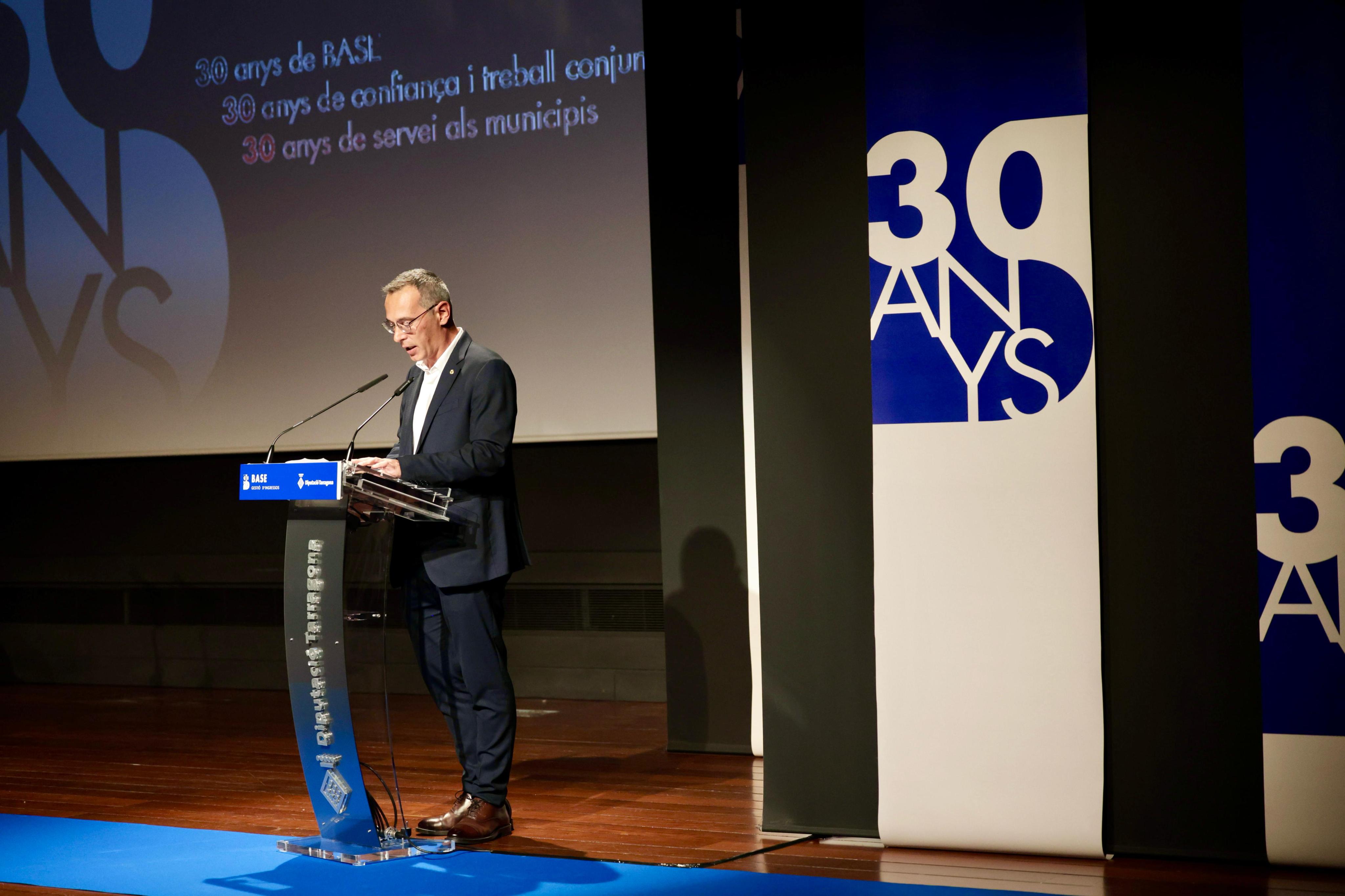 El president de BASE - Gestió d'Ingressos, Oscar Sánchez