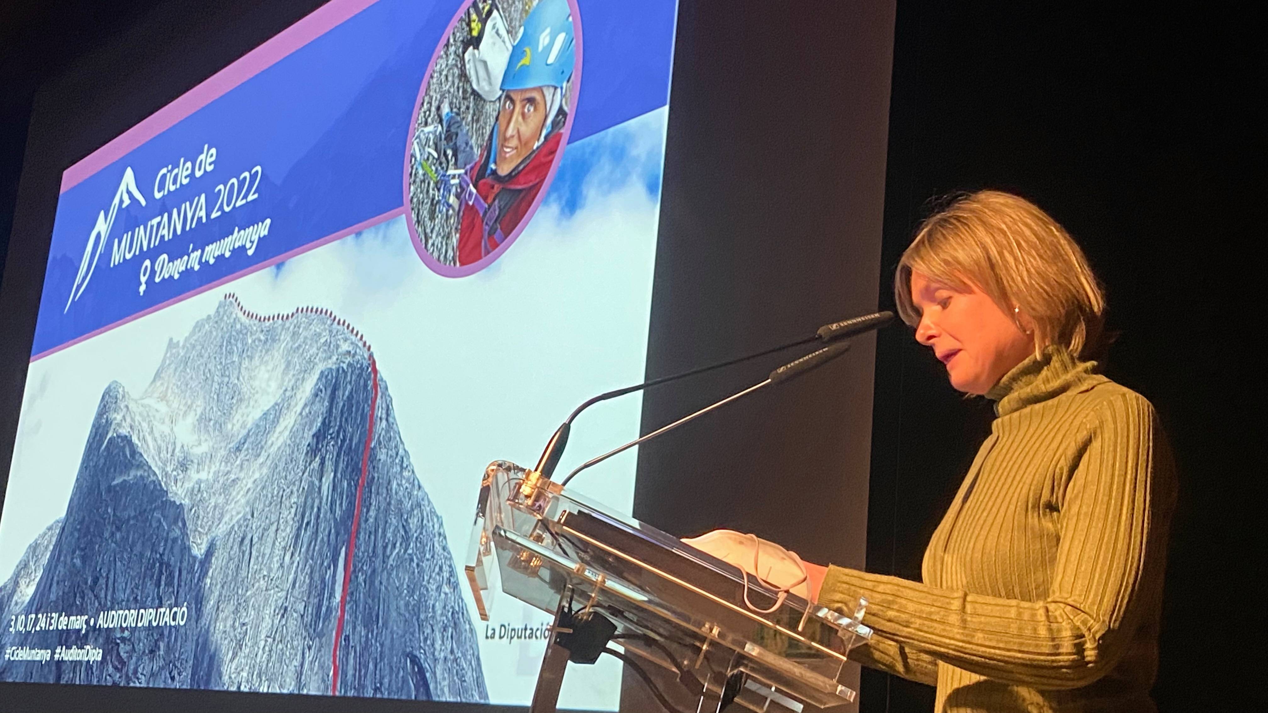 La Presidenta inaugura el Cicle de Muntanya 2022