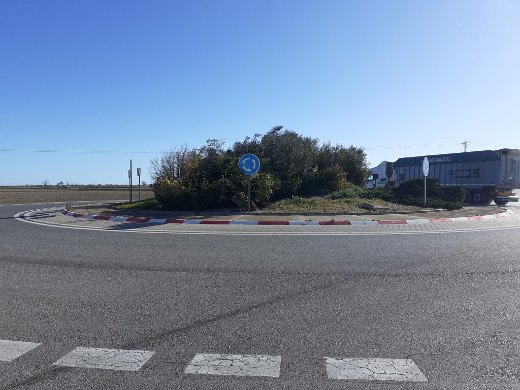 A les Terres s'il·luminarà, entre d'altres, la rotonda de la TV-3409, de Camarles a Deltebre