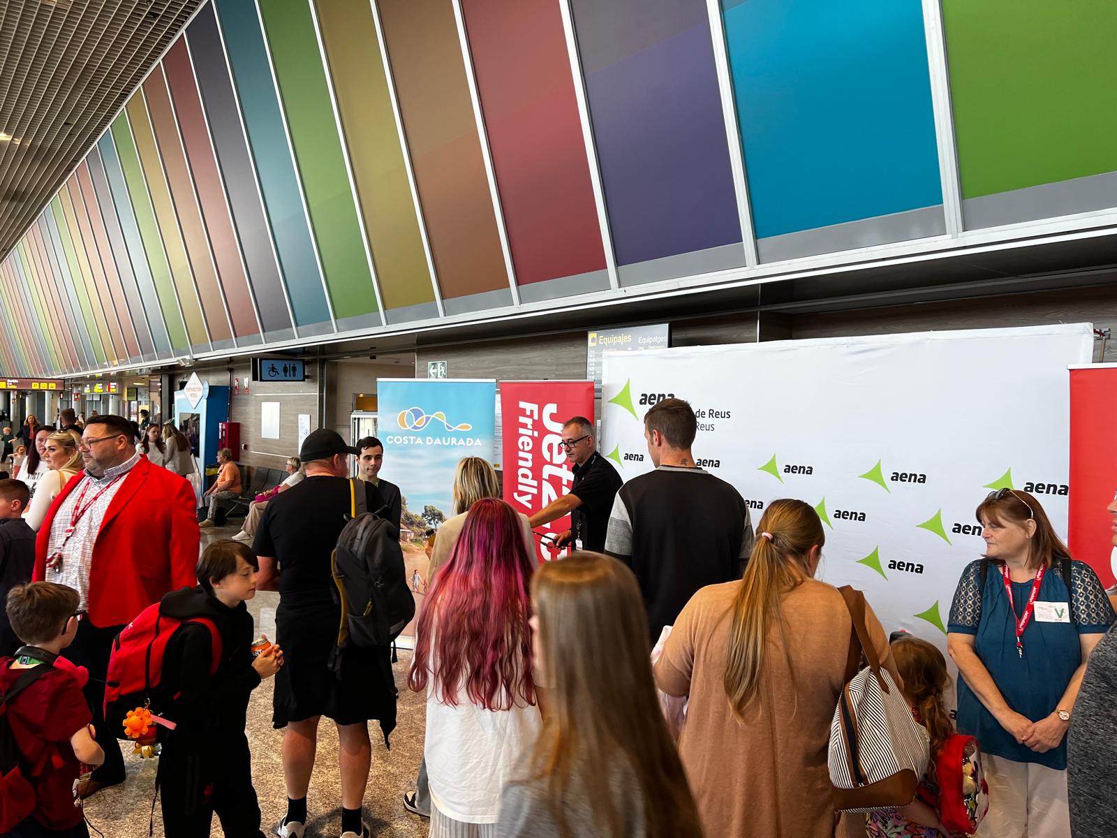 Passatgers a l'Aeroport de Reus