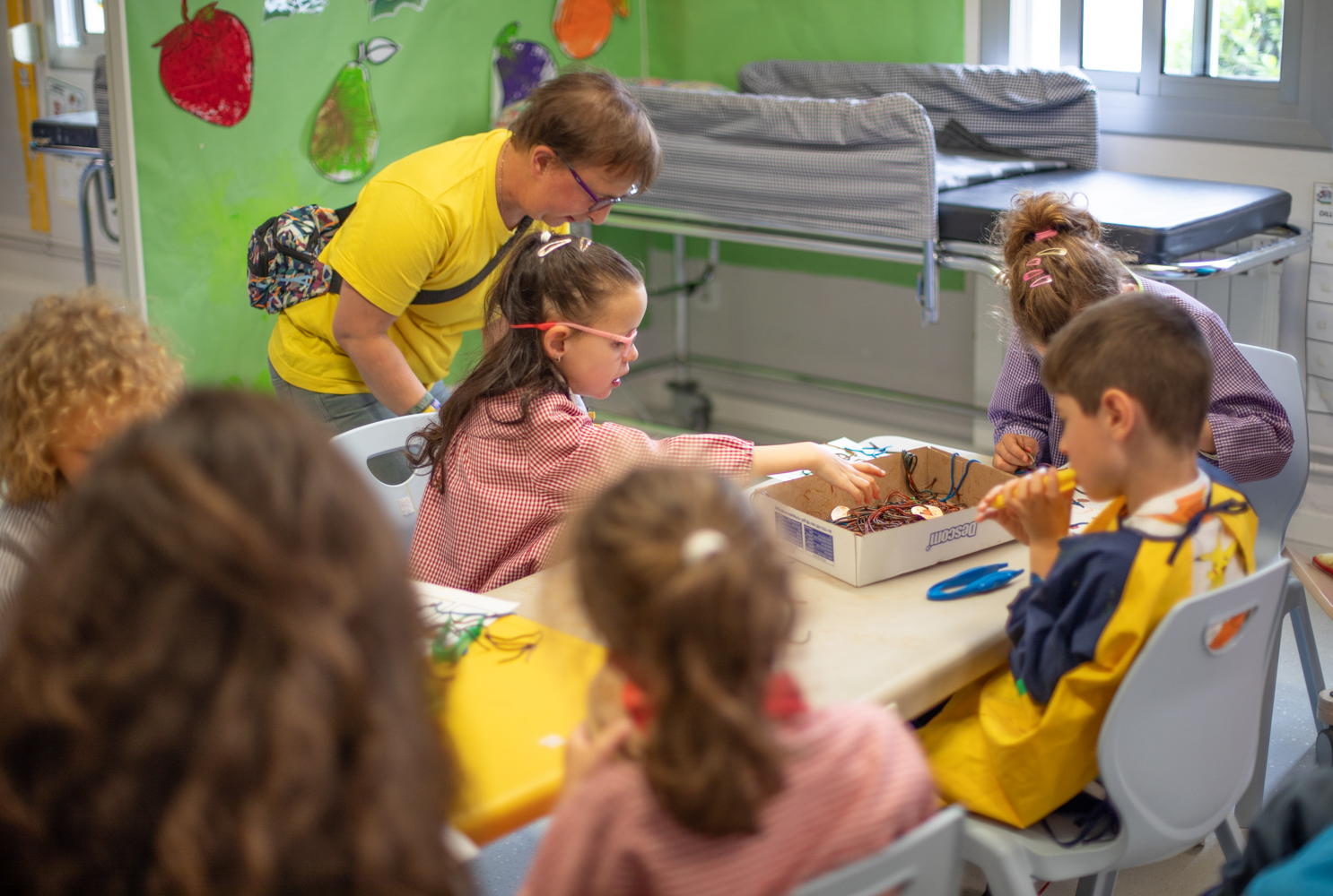 Una aula del CEE Alba (imatge d'arxiu de la Diputació de Tarragona)